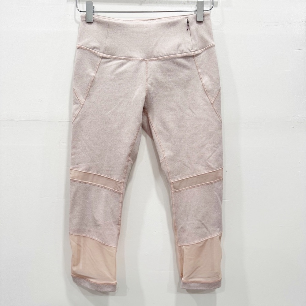 Calia Cropped Leggings Mesh Panels Athleisure Lounge Yoga Small